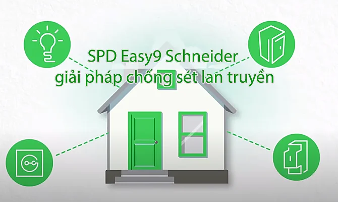 SPD Easy9 Schneider giải pháp chống sét lan truyền hiệu quả