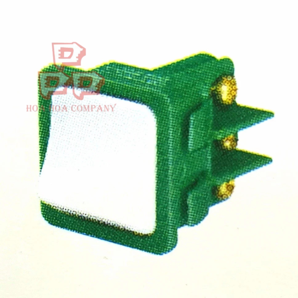 Công tắc 2 chiều trắng viền xanh lá Merlin Gerin (Schneider)