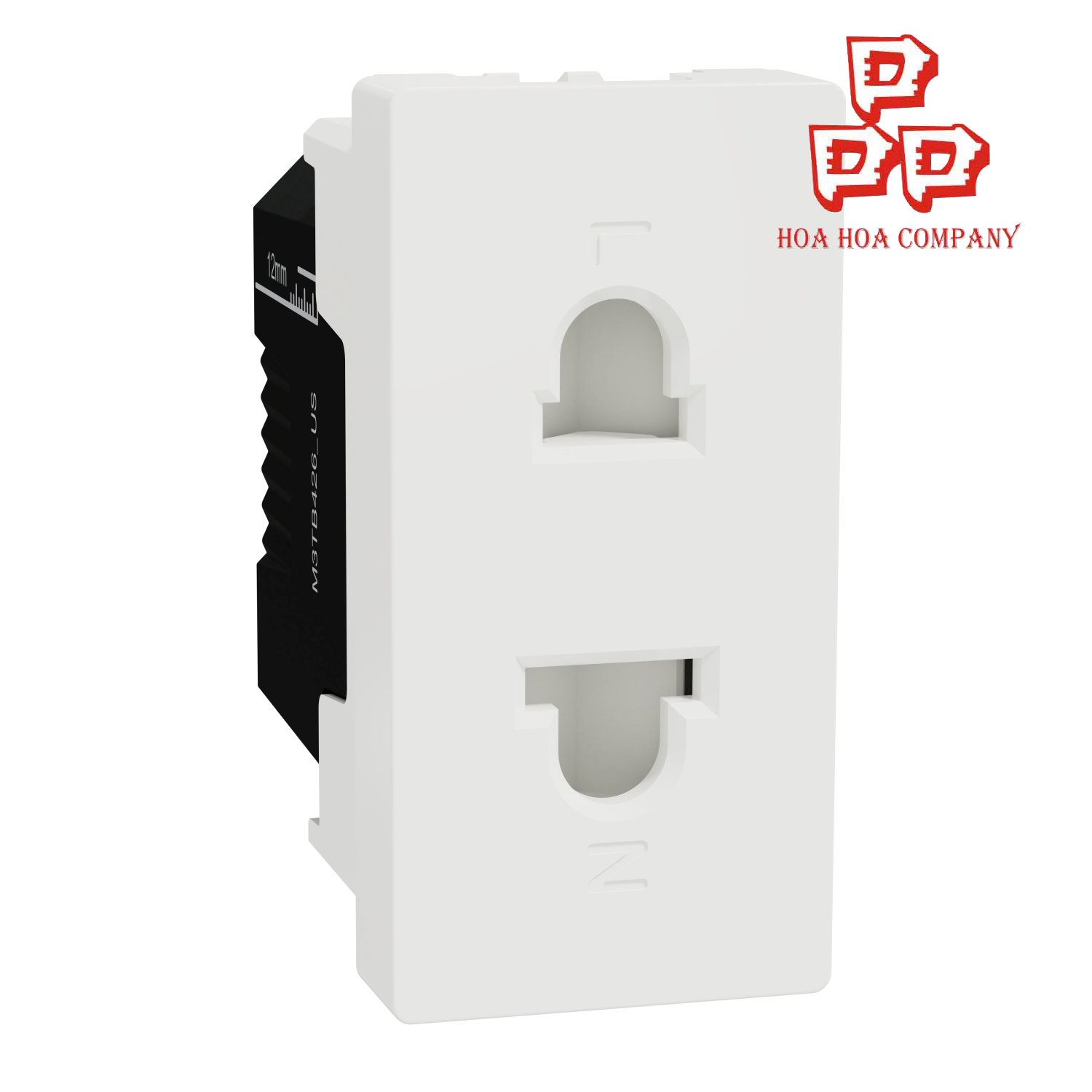 Ổ cắm 2 chấu Miluz E