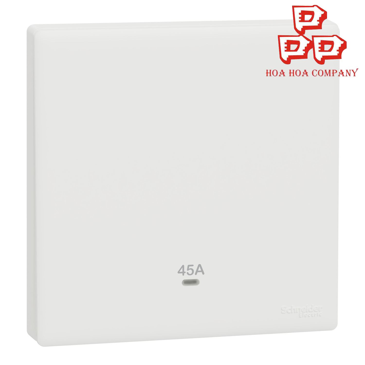 Bộ công tắc đơn 2 cực 45A, có đèn LED Vivace E