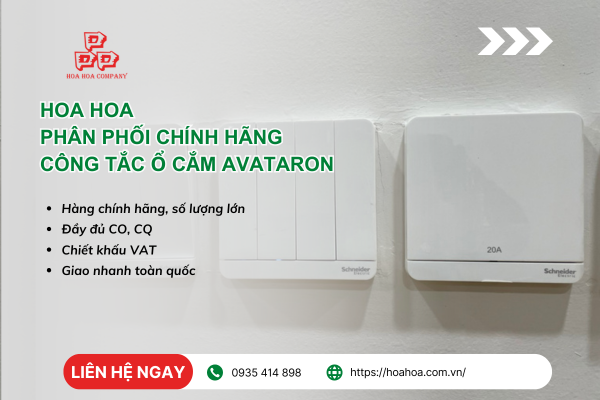  Hoa Hoa phân phối chính hãng Công tắc ổ cắm AvatarOn