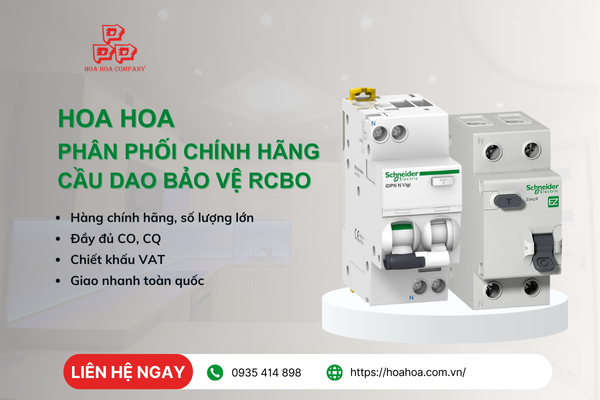  Hoa Hoa phân phối chính hãng cầu dao bảo vệ RCBO