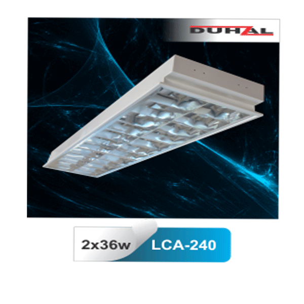 Máng đèn phản quang âm trần LCA kích thước 1215x300x90