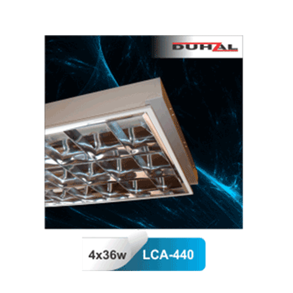 Máng đèn phản quang âm trần LCA kích thước 1215x605x90