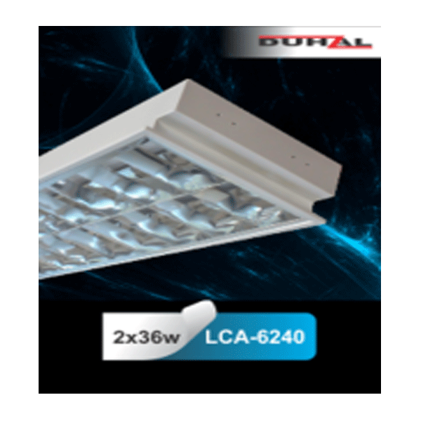 Máng đèn phản quang âm trần LCA_6240 kích thước 1215x605x90