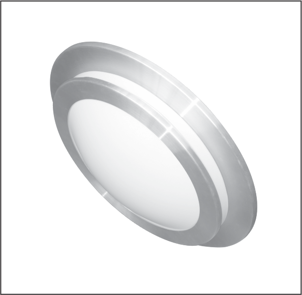 ĐÈN ỐP TRẦN LED 25W ØxH 310x90mm trắng