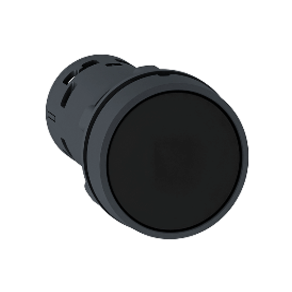 Nút nhấn thả Ø 22mm, 1 N/O, màu đen