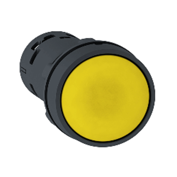 Nút nhấn thả Ø 22mm, 1 N/O, màu vàng