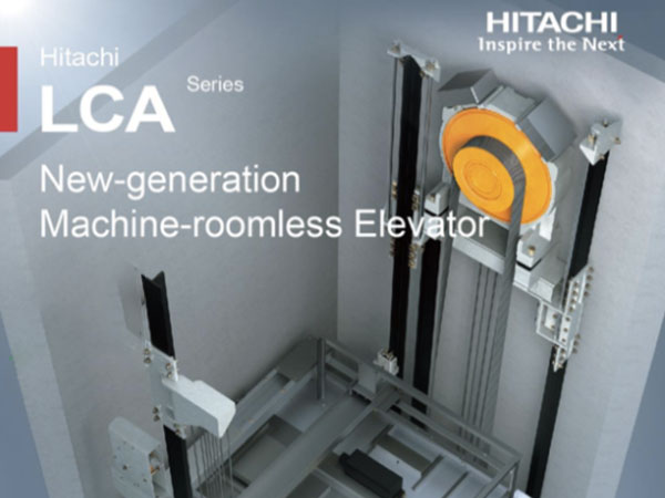  Thang máy không phòng máy Hitachi giải pháp tiết kiệm không gian