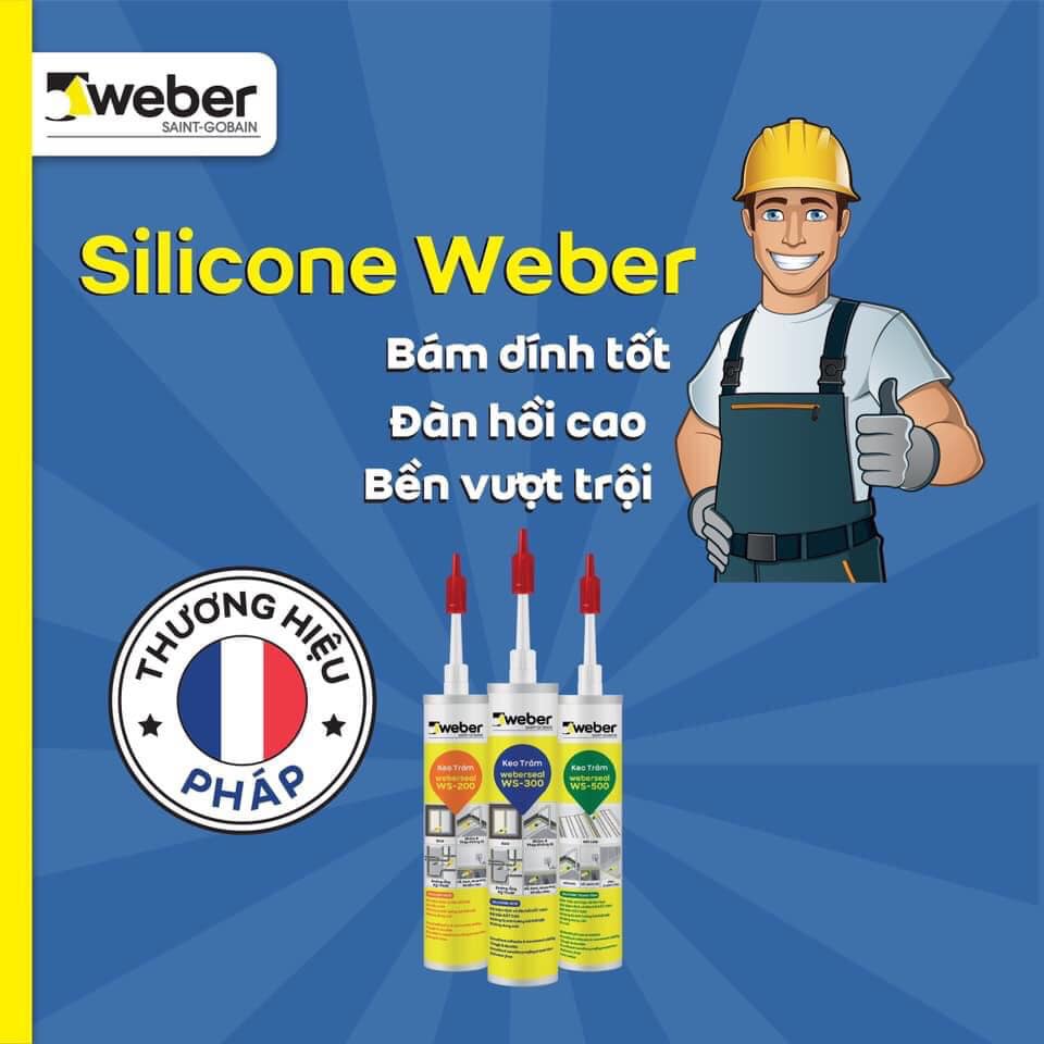 Thương hiệu keo silicone Weber