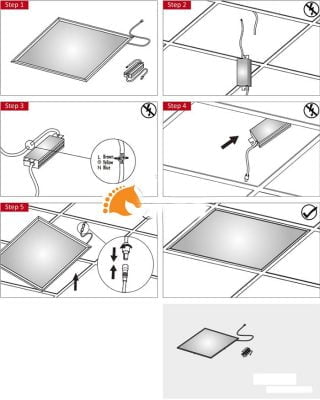 Hướng dẫn cách lắp đặt đèn LED Panel âm trầm Philips 