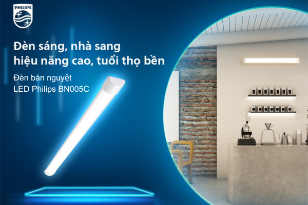  Hoa Hoa phân phối đèn bán nguyệt Philips BN005C số lượng lớn