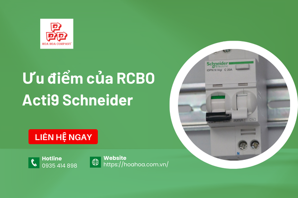  Ưu điểm của RCBO Acti9 Schneider