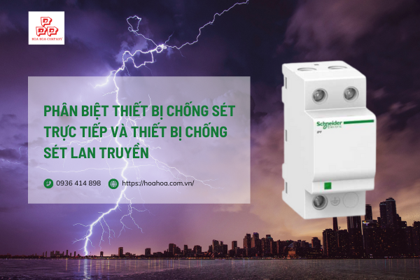  Phân biệt thiết bị chống sét trực tiếp và thiết bị chống sét lan truyền