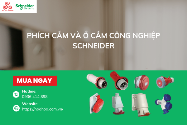  Phích cắm và ổ cắm công nghiệp Schneider