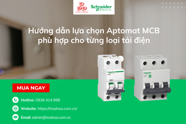  Hướng dẫn lựa chọn Aptomat MCB phù hợp cho từng loại tải điện