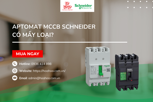  Aptomat MCCB Schneider có mấy loại?