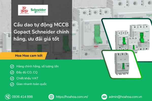  Cầu dao tự động MCCB Gopact Schneider chính hãng, ưu đãi giá tốt