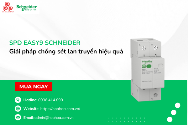  SPD Easy9 Schneider - Giải pháp chống sét lan truyền hiệu quả