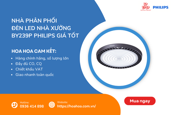  Nhà phân phối đèn LED nhà xưởng BY239B philips giá tốt