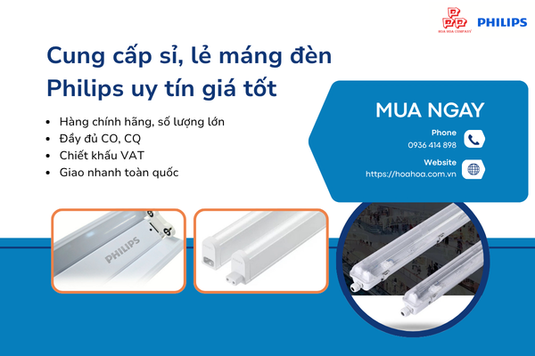  Cung cấp sỉ, lẻ máng đèn Philips uy tín giá tốt