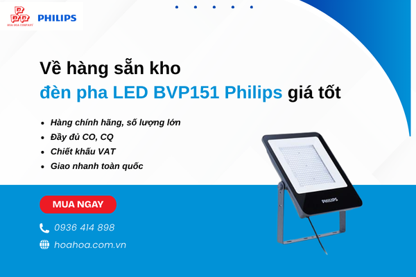  Về hàng sẵn kho đèn pha LED BVP151 Philips giá tốt