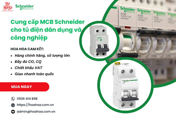  Cung cấp MCB Schneider cho tủ điện dân dụng và công nghiệp