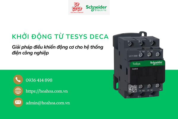  Khởi động từ TeSys Deca Schneider – Giải pháp điều khiển động cơ cho hệ thống điện công nghiệp