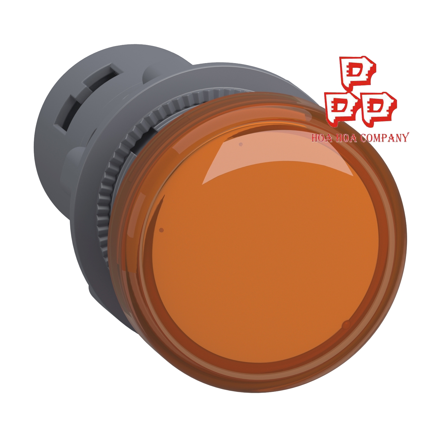 Đèn báo Ø22 điện áp 220V AC màu da cam