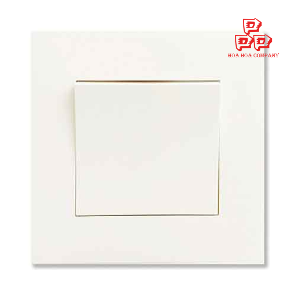 Bộ công tắc đơn 1 chiều - trắng